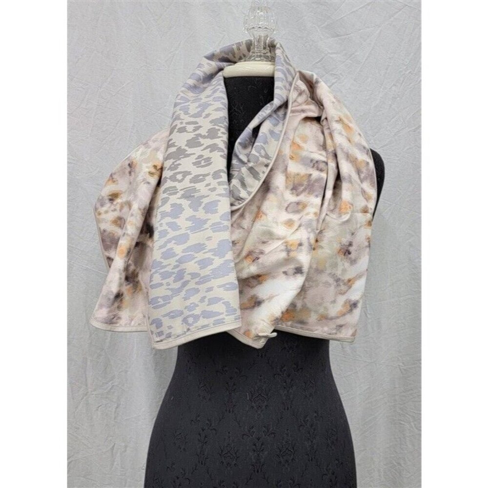 NWT Johnny Was Calme Tie Dye & Cheetah Print Yoga Towel+ Bag 40x70 114962